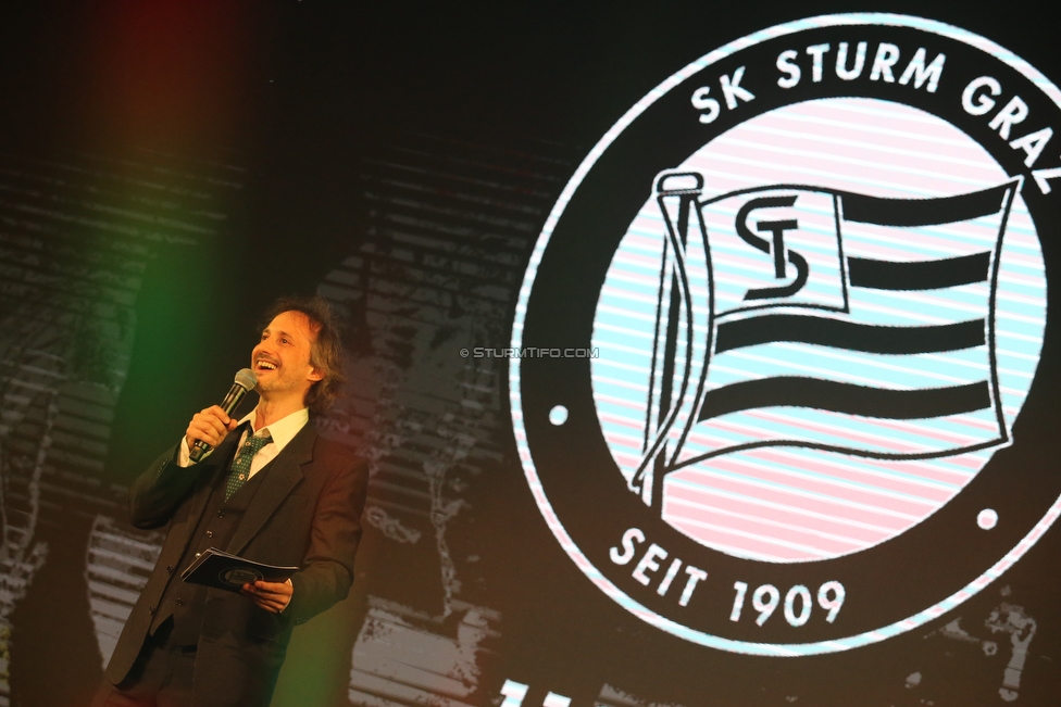 110 Jahre Gala Sturm
110 Jahre SK Sturm Graz Gala, Seifenfabrik Graz, 17.01.2019.

Foto zeigt Michael Ostrowski (Moderator)
