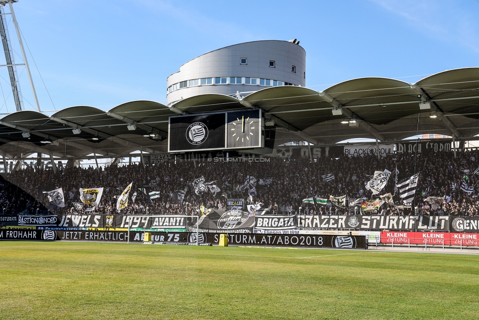 Sturm Graz - LASK
Oesterreichische Fussball Bundesliga, 20. Runde, SK Sturm Graz - LASK, Stadion Liebenau Graz, 03.03.2019. 

Foto zeigt Fans von Sturm
