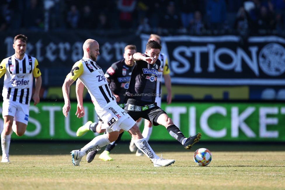 Sturm Graz - LASK
Oesterreichische Fussball Bundesliga, 20. Runde, SK Sturm Graz - LASK, Stadion Liebenau Graz, 03.03.2019. 

Foto zeigt Otar Kiteishvili (Sturm)
