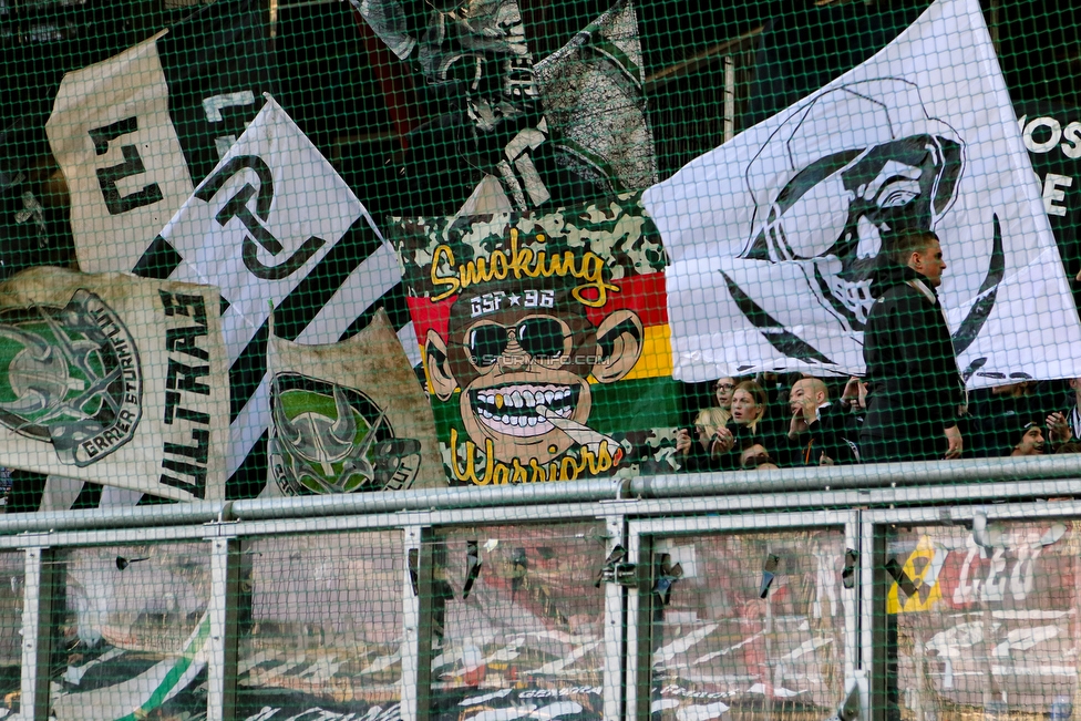 RB Salzburg - Sturm Graz
Oesterreichische Fussball Bundesliga, 21. Runde, FC RB Salzburg - SK Sturm Graz, Stadion Wals-Siezenheim, 10.03.2019. 

Foto zeigt Fans von Sturm
