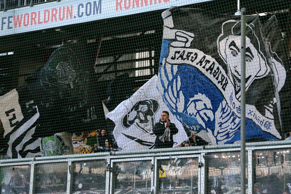 RB Salzburg - Sturm Graz
Oesterreichische Fussball Bundesliga, 21. Runde, FC RB Salzburg - SK Sturm Graz, Stadion Wals-Siezenheim, 10.03.2019. 

Foto zeigt Fans von Sturm
