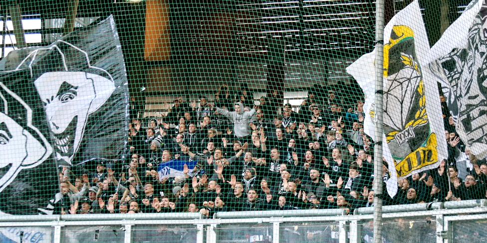 RB Salzburg - Sturm Graz
Oesterreichische Fussball Bundesliga, 21. Runde, FC RB Salzburg - SK Sturm Graz, Stadion Wals-Siezenheim, 10.03.2019. 

Foto zeigt Fans von Sturm
