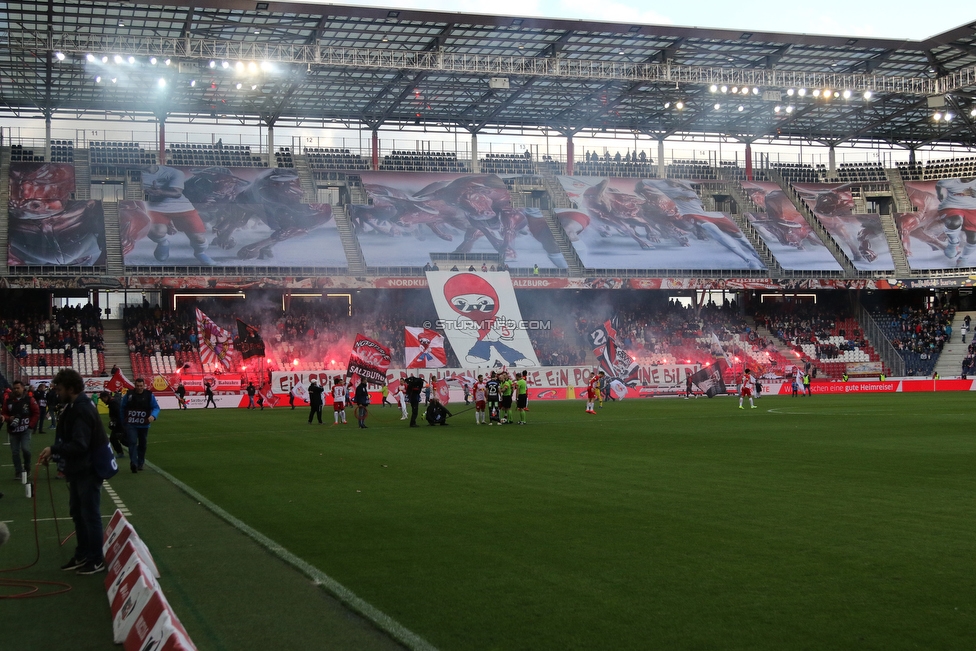 RB Salzburg - Sturm Graz
Oesterreichische Fussball Bundesliga, 21. Runde, FC RB Salzburg - SK Sturm Graz, Stadion Wals-Siezenheim, 10.03.2019. 

Foto zeigt Fans von RB Salzburg
Schlüsselwörter: pyrotechnik