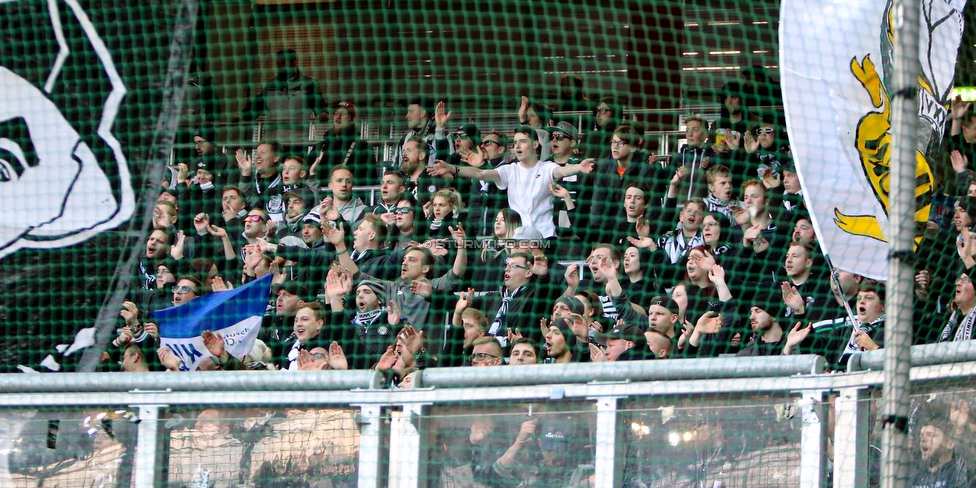 RB Salzburg - Sturm Graz
Oesterreichische Fussball Bundesliga, 21. Runde, FC RB Salzburg - SK Sturm Graz, Stadion Wals-Siezenheim, 10.03.2019. 

Foto zeigt Fans von Sturm
