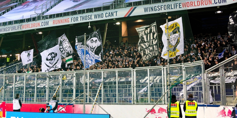 RB Salzburg - Sturm Graz
Oesterreichische Fussball Bundesliga, 21. Runde, FC RB Salzburg - SK Sturm Graz, Stadion Wals-Siezenheim, 10.03.2019. 

Foto zeigt Fans von Sturm
