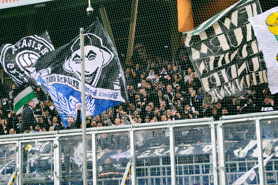 RB Salzburg - Sturm Graz
Oesterreichische Fussball Bundesliga, 21. Runde, FC RB Salzburg - SK Sturm Graz, Stadion Wals-Siezenheim, 10.03.2019. 

Foto zeigt Fans von Sturm
