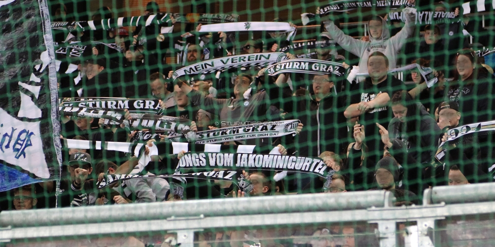 RB Salzburg - Sturm Graz
Oesterreichische Fussball Bundesliga, 21. Runde, FC RB Salzburg - SK Sturm Graz, Stadion Wals-Siezenheim, 10.03.2019. 

Foto zeigt Fans von Sturm
