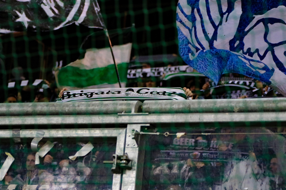 RB Salzburg - Sturm Graz
Oesterreichische Fussball Bundesliga, 21. Runde, FC RB Salzburg - SK Sturm Graz, Stadion Wals-Siezenheim, 10.03.2019. 

Foto zeigt Fans von Sturm
