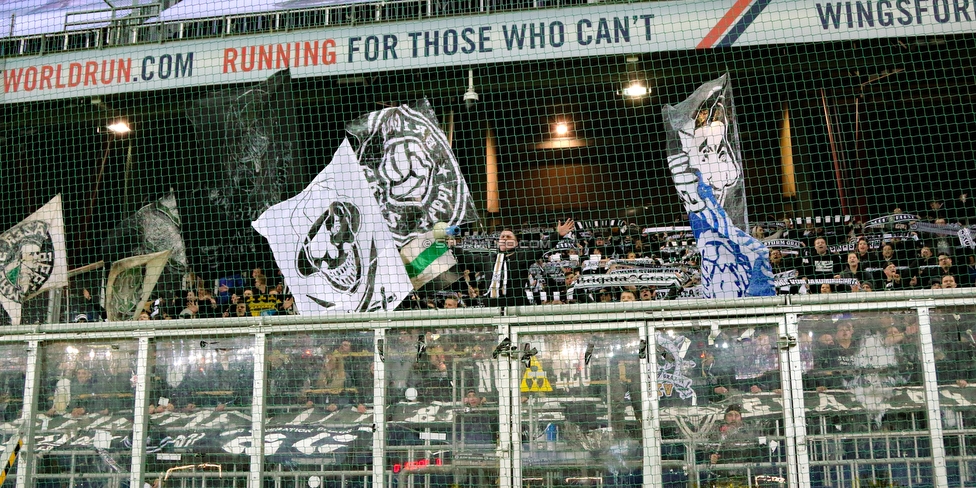 RB Salzburg - Sturm Graz
Oesterreichische Fussball Bundesliga, 21. Runde, FC RB Salzburg - SK Sturm Graz, Stadion Wals-Siezenheim, 10.03.2019. 

Foto zeigt Fans von Sturm
