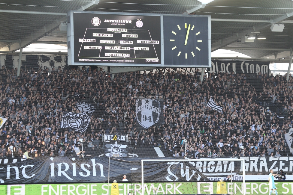 Sturm Graz - Austria Wien
Oesterreichische Fussball Bundesliga, 22. Runde, SK Sturm Graz - FK Austria Wien, Stadion Liebenau Graz, 17.03.2019. 

Foto zeigt Fans von Sturm
