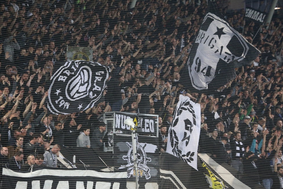 Sturm Graz - Austria Wien
Oesterreichische Fussball Bundesliga, 22. Runde, SK Sturm Graz - FK Austria Wien, Stadion Liebenau Graz, 17.03.2019. 

Foto zeigt Fans von Sturm
