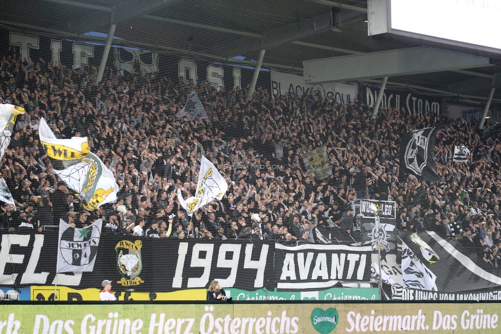 Sturm Graz - Austria Wien
Oesterreichische Fussball Bundesliga, 22. Runde, SK Sturm Graz - FK Austria Wien, Stadion Liebenau Graz, 17.03.2019. 

Foto zeigt Fans von Sturm
