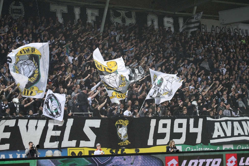 Sturm Graz - Austria Wien
Oesterreichische Fussball Bundesliga, 22. Runde, SK Sturm Graz - FK Austria Wien, Stadion Liebenau Graz, 17.03.2019. 

Foto zeigt Fans von Sturm
