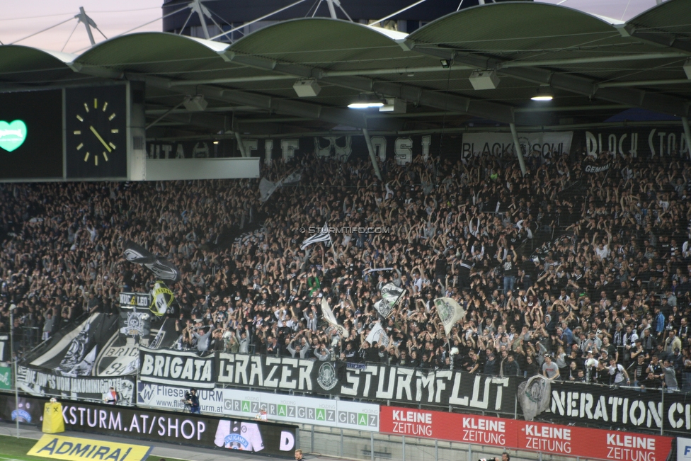 Sturm Graz - Austria Wien
Oesterreichische Fussball Bundesliga, 22. Runde, SK Sturm Graz - FK Austria Wien, Stadion Liebenau Graz, 17.03.2019. 

Foto zeigt Fans von Sturm
