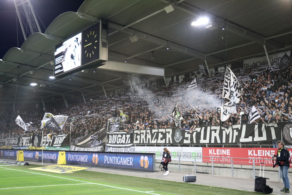 Sturm Graz - Austria Wien
Oesterreichische Fussball Bundesliga, 22. Runde, SK Sturm Graz - FK Austria Wien, Stadion Liebenau Graz, 17.03.2019. 

Foto zeigt Fans von Sturm
