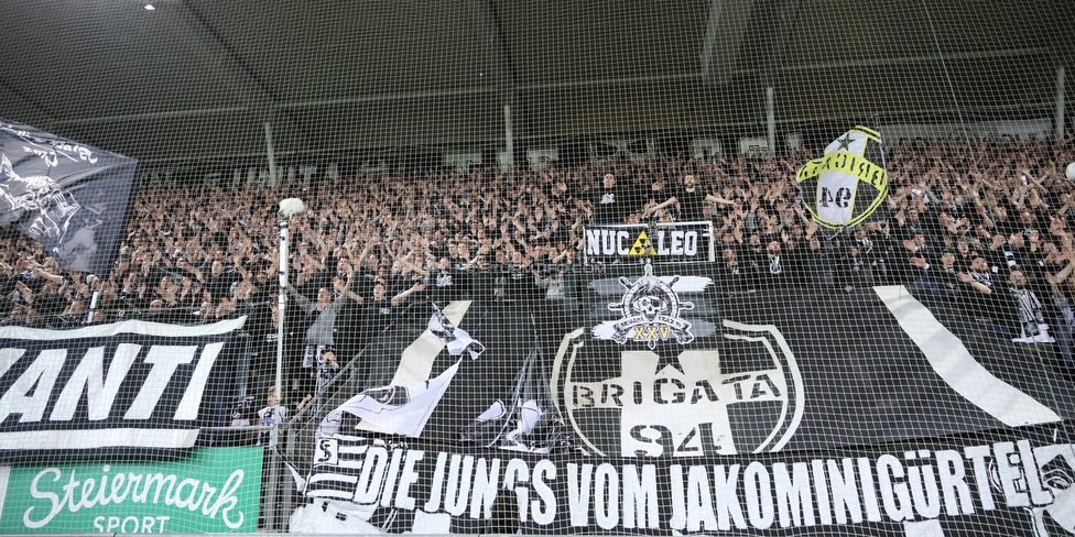 Sturm Graz - Austria Wien
Oesterreichische Fussball Bundesliga, 22. Runde, SK Sturm Graz - FK Austria Wien, Stadion Liebenau Graz, 17.03.2019. 

Foto zeigt Fans von Sturm
