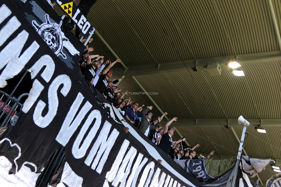 Sturm Graz - St. Poelten
Oesterreichische Fussball Bundesliga, 23. Runde, SK Sturm Graz - SKN St. Poelten, Stadion Liebenau Graz, 31.03.2019. 

Foto zeigt Fans von Sturm
