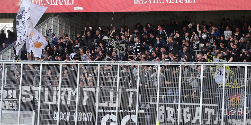 Austria Wien - Sturm Graz
Oesterreichische Fussball Bundesliga, 24. Runde, FK Austria Wien - SK Sturm Graz, Franz Horr Stadion Wien, 07.04.2019. 

Foto zeigt Fans von Sturm
