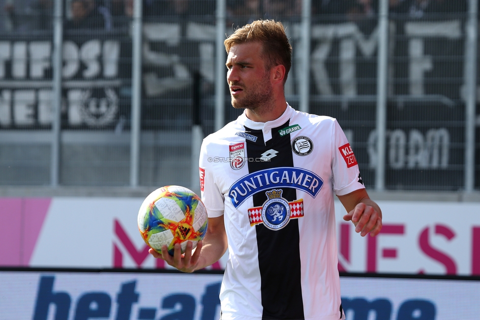 Austria Wien - Sturm Graz
Oesterreichische Fussball Bundesliga, 24. Runde, FK Austria Wien - SK Sturm Graz, Franz Horr Stadion Wien, 07.04.2019. 

Foto zeigt Lukas Grozurek (Sturm)
