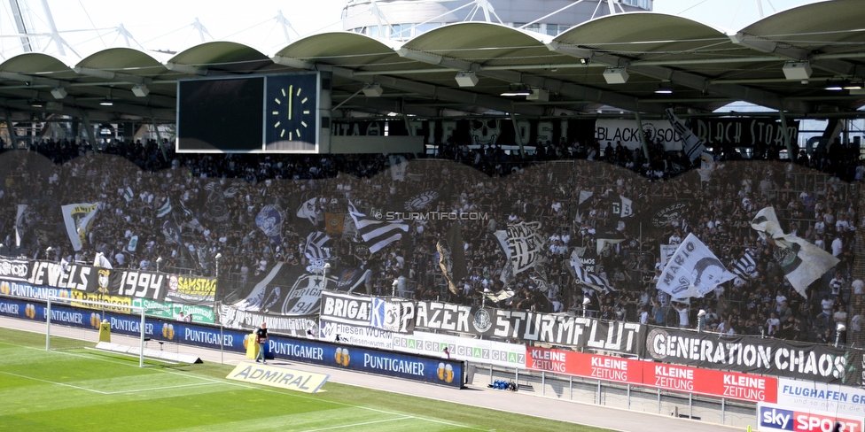 Sturm Graz - Wolfsberg
Oesterreichische Fussball Bundesliga, 26. Runde, SK Sturm Graz - Wolfsberger AC, Stadion Liebenau Graz, 21.04.2019. 

Foto zeigt Fans von Sturm
