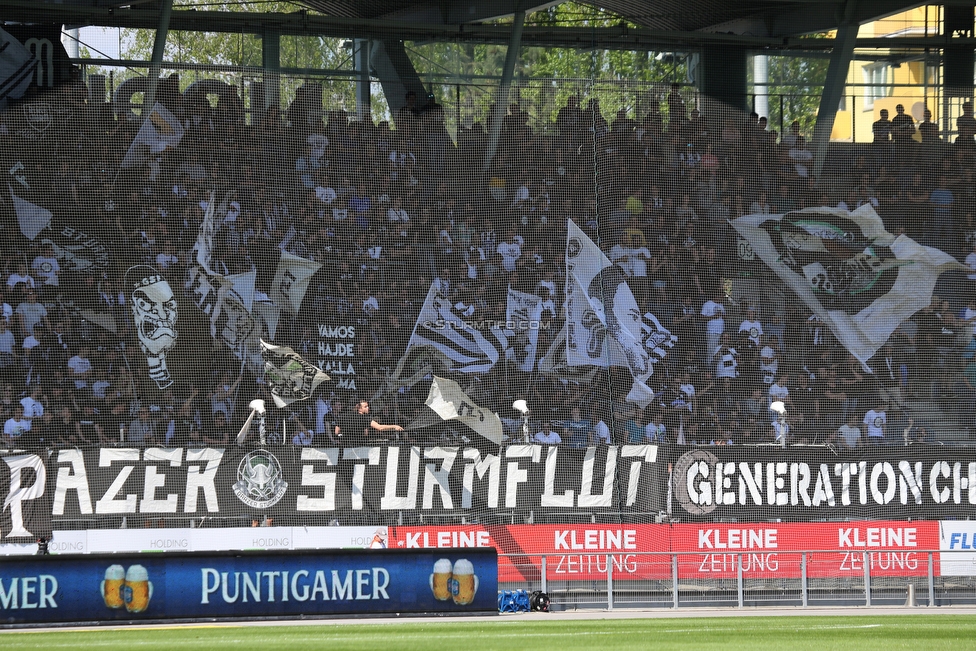 Sturm Graz - Wolfsberg
Oesterreichische Fussball Bundesliga, 26. Runde, SK Sturm Graz - Wolfsberger AC, Stadion Liebenau Graz, 21.04.2019. 

Foto zeigt Fans von Sturm
