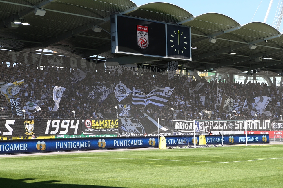 Sturm Graz - Wolfsberg
Oesterreichische Fussball Bundesliga, 26. Runde, SK Sturm Graz - Wolfsberger AC, Stadion Liebenau Graz, 21.04.2019. 

Foto zeigt Fans von Sturm
