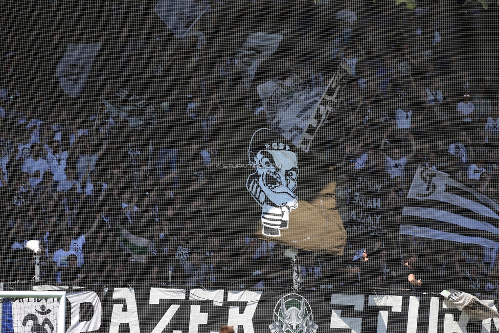 Sturm Graz - Wolfsberg
Oesterreichische Fussball Bundesliga, 26. Runde, SK Sturm Graz - Wolfsberger AC, Stadion Liebenau Graz, 21.04.2019. 

Foto zeigt Fans von Sturm
