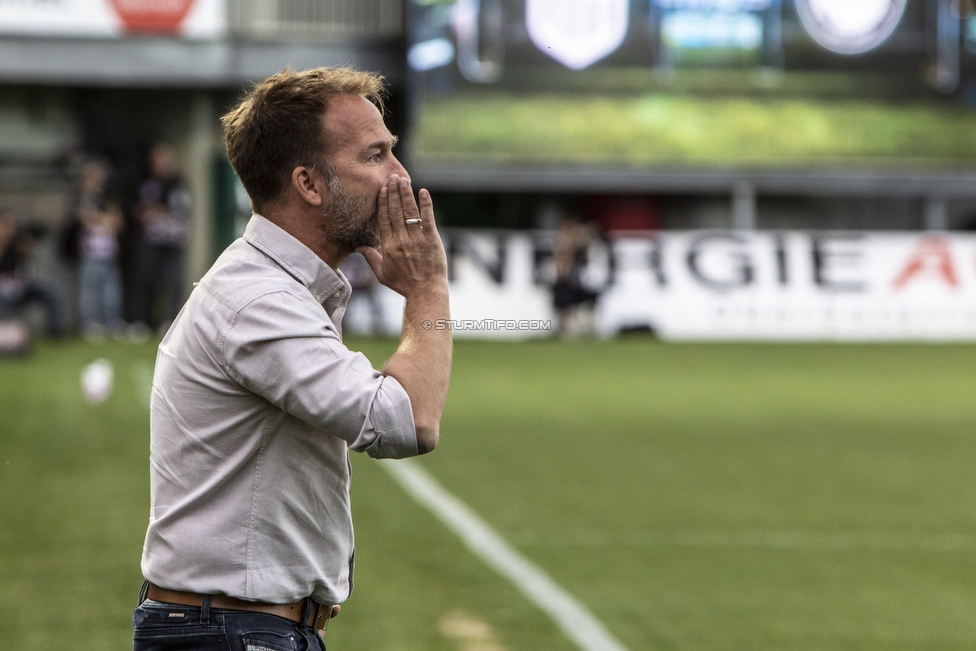 LASK - Sturm Graz
Oesterreichische Fussball Bundesliga, 27. Runde, LASK - SK Sturm Graz, Waldstadion Pasching, 24.04.2019. 

Foto zeigt Roman Maehlich (Cheftrainer Sturm)
