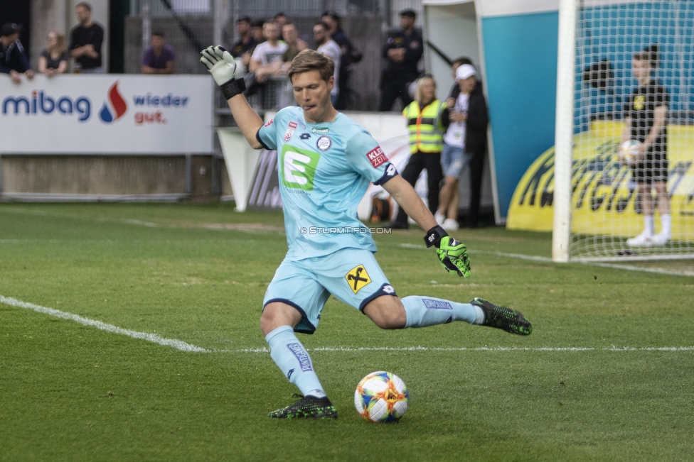 LASK - Sturm Graz
Oesterreichische Fussball Bundesliga, 27. Runde, LASK - SK Sturm Graz, Waldstadion Pasching, 24.04.2019. 

Foto zeigt Joerg Siebenhandl (Sturm)
