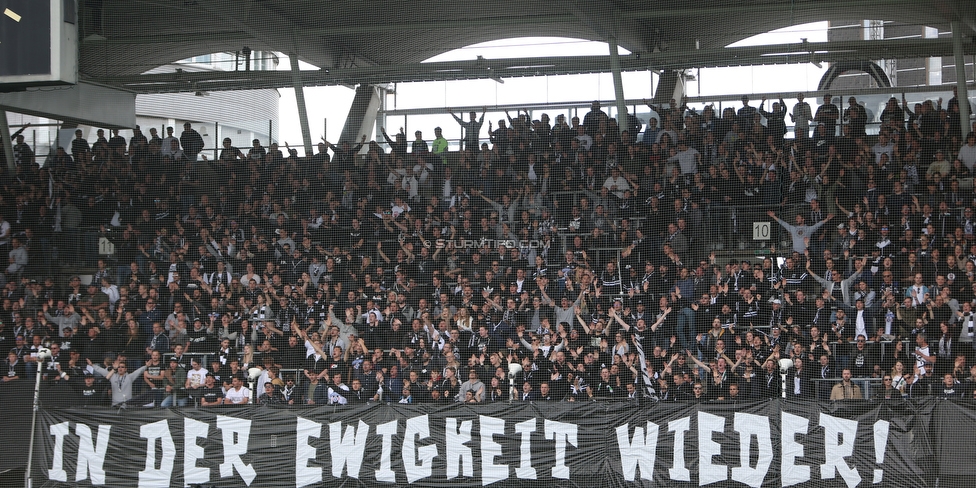 Sturm Graz - LASK
Oesterreichische Fussball Bundesliga, 28. Runde, SK Sturm Graz - LASK, Stadion Liebenau Graz, 28.04.2019. 

Foto zeigt Fans von Sturm
