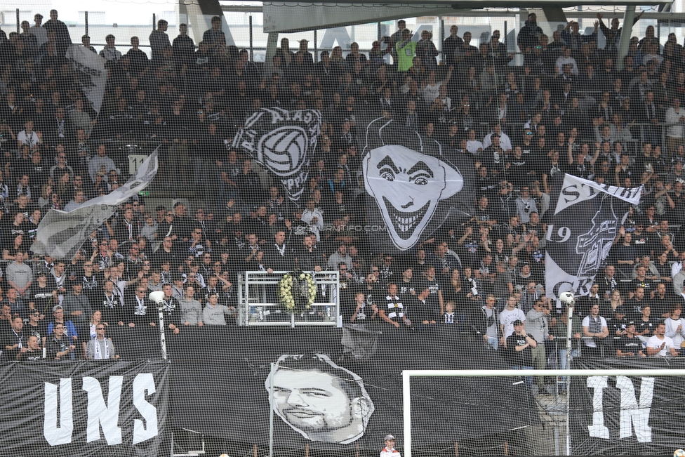 Sturm Graz - LASK
Oesterreichische Fussball Bundesliga, 28. Runde, SK Sturm Graz - LASK, Stadion Liebenau Graz, 28.04.2019. 

Foto zeigt Fans von Sturm
