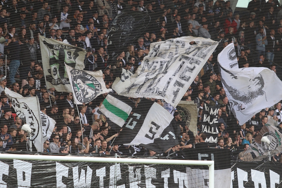 Sturm Graz - LASK
Oesterreichische Fussball Bundesliga, 28. Runde, SK Sturm Graz - LASK, Stadion Liebenau Graz, 28.04.2019. 

Foto zeigt Fans von Sturm
