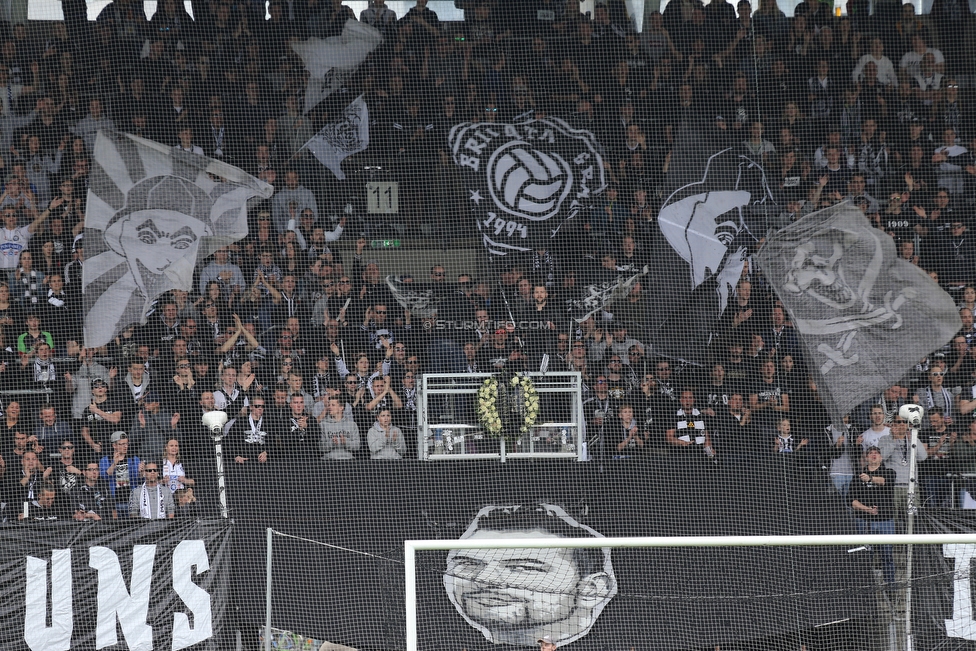 Sturm Graz - LASK
Oesterreichische Fussball Bundesliga, 28. Runde, SK Sturm Graz - LASK, Stadion Liebenau Graz, 28.04.2019. 

Foto zeigt Fans von Sturm
