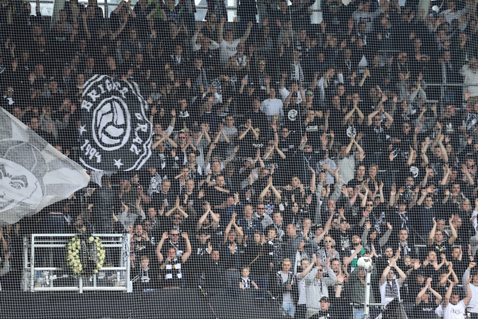 Sturm Graz - LASK
Oesterreichische Fussball Bundesliga, 28. Runde, SK Sturm Graz - LASK, Stadion Liebenau Graz, 28.04.2019. 

Foto zeigt Fans von Sturm
