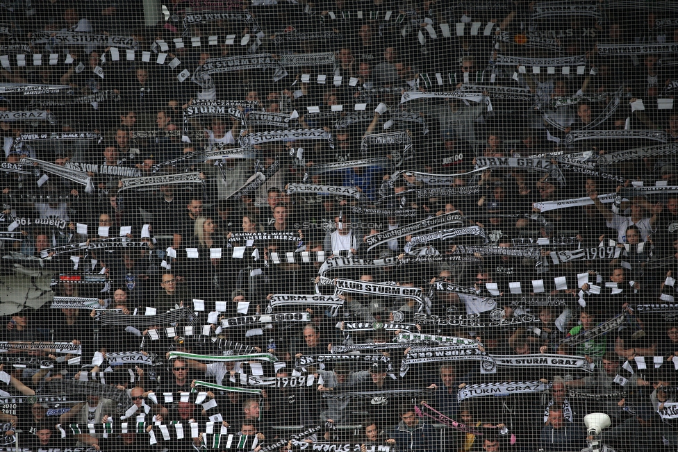 Sturm Graz - LASK
Oesterreichische Fussball Bundesliga, 28. Runde, SK Sturm Graz - LASK, Stadion Liebenau Graz, 28.04.2019. 

Foto zeigt Fans von Sturm
Schlüsselwörter: schals