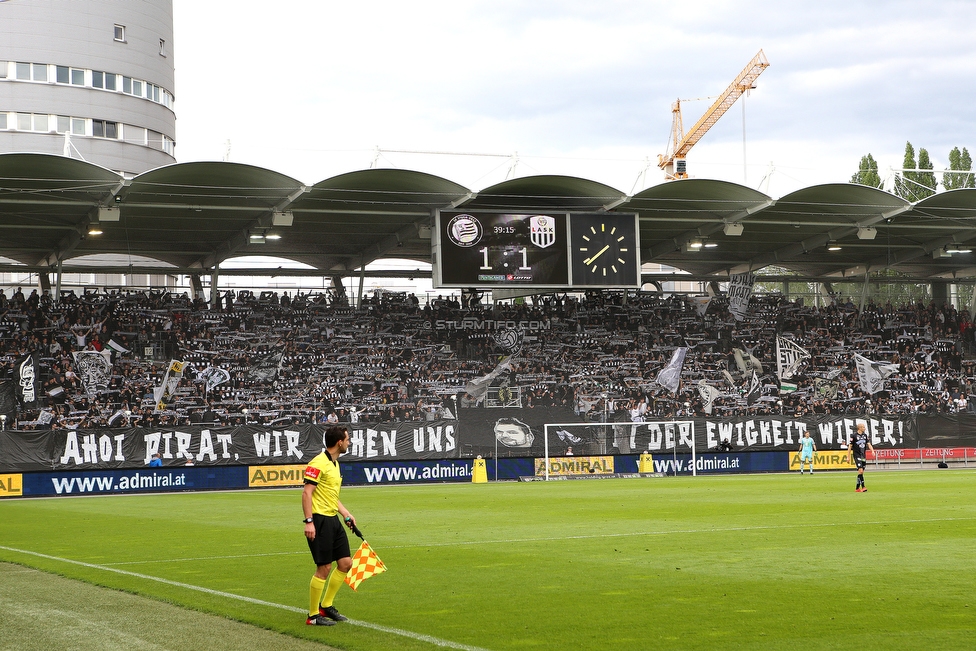 Sturm Graz - LASK
Oesterreichische Fussball Bundesliga, 28. Runde, SK Sturm Graz - LASK, Stadion Liebenau Graz, 28.04.2019. 

Foto zeigt Fans von Sturm
Schlüsselwörter: schals