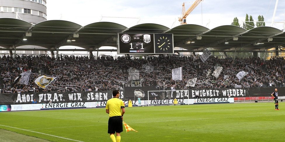 Sturm Graz - LASK
Oesterreichische Fussball Bundesliga, 28. Runde, SK Sturm Graz - LASK, Stadion Liebenau Graz, 28.04.2019. 

Foto zeigt Fans von Sturm
Schlüsselwörter: schals