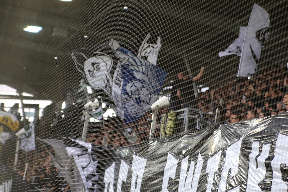 Sturm Graz - LASK
Oesterreichische Fussball Bundesliga, 28. Runde, SK Sturm Graz - LASK, Stadion Liebenau Graz, 28.04.2019. 

Foto zeigt Fans von Sturm
