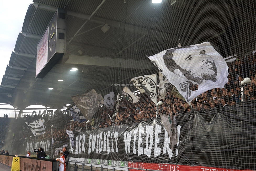 Sturm Graz - LASK
Oesterreichische Fussball Bundesliga, 28. Runde, SK Sturm Graz - LASK, Stadion Liebenau Graz, 28.04.2019. 

Foto zeigt Fans von Sturm
