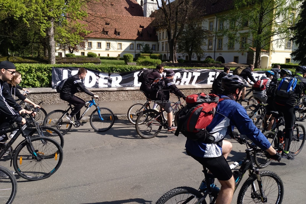 110 Jahre Sturm
110 Jahre SK Sturm Graz, Leoben, 01.05.2019.

Foto zeigt Radfahrer
