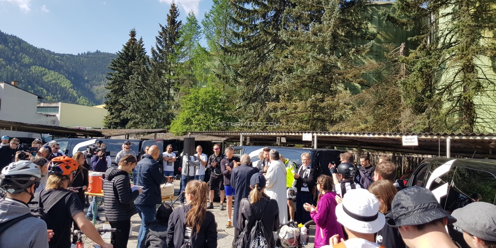 110 Jahre Sturm
110 Jahre SK Sturm Graz, Leoben, 01.05.2019.

Foto zeigt Radfahrer
