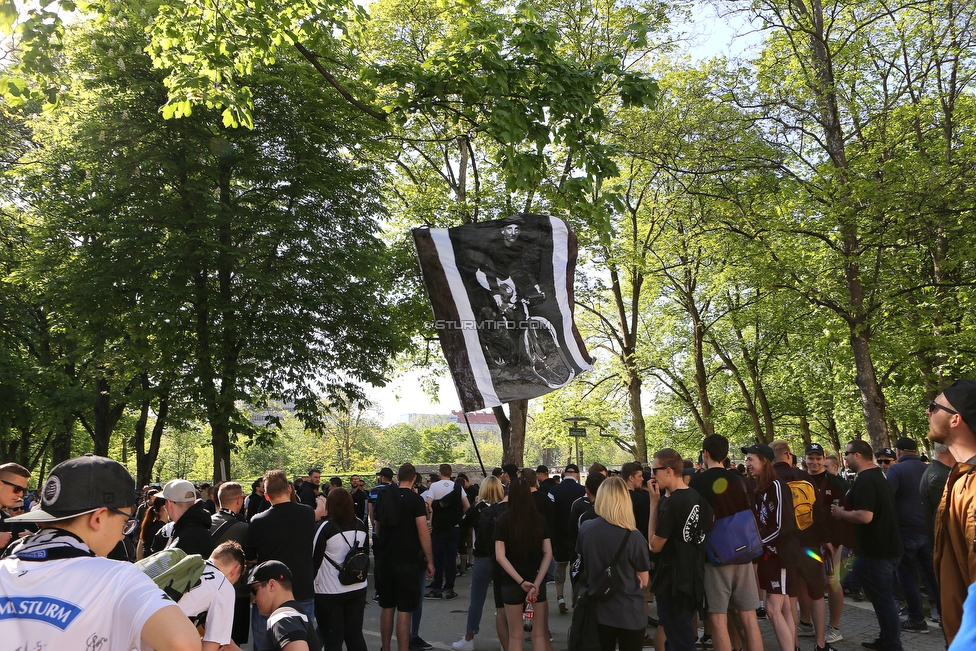 110 Jahre Sturm
110 Jahre SK Sturm Graz, Augarten Graz, 01.05.2019.

Foto zeigt Fans von Sturm
