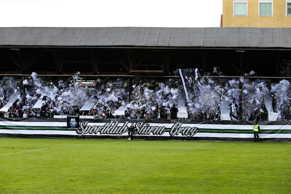 110 Jahre Sturm
110 Jahre SK Sturm Graz, Gruabn Graz, 01.05.2019.

Foto zeigt Fans von Sturm mit einer Choreografie
