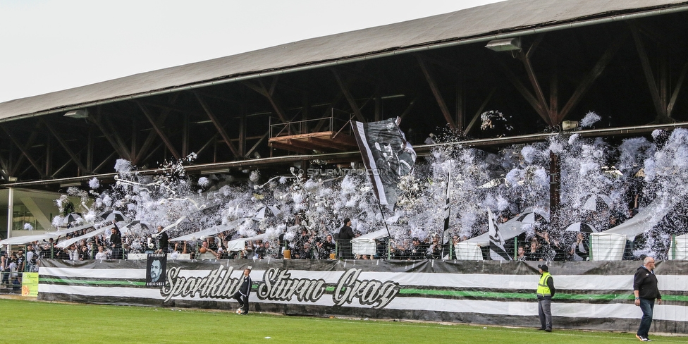 110 Jahre Sturm
110 Jahre SK Sturm Graz, Gruabn Graz, 01.05.2019.

Foto zeigt Fans von Sturm mit einer Choreografie
