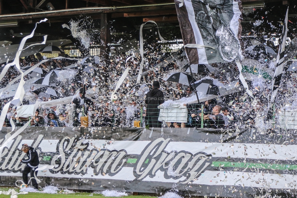 110 Jahre Sturm
110 Jahre SK Sturm Graz, Gruabn Graz, 01.05.2019.

Foto zeigt Fans von Sturm mit einer Choreografie
