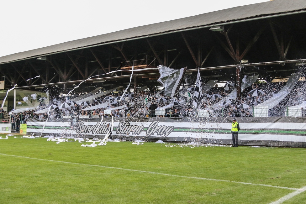 110 Jahre Sturm
110 Jahre SK Sturm Graz, Gruabn Graz, 01.05.2019.

Foto zeigt Fans von Sturm mit einer Choreografie
