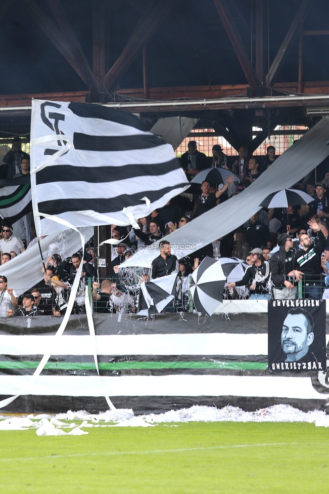 110 Jahre Sturm
110 Jahre SK Sturm Graz, Gruabn Graz, 01.05.2019.

Foto zeigt Fans von Sturm
