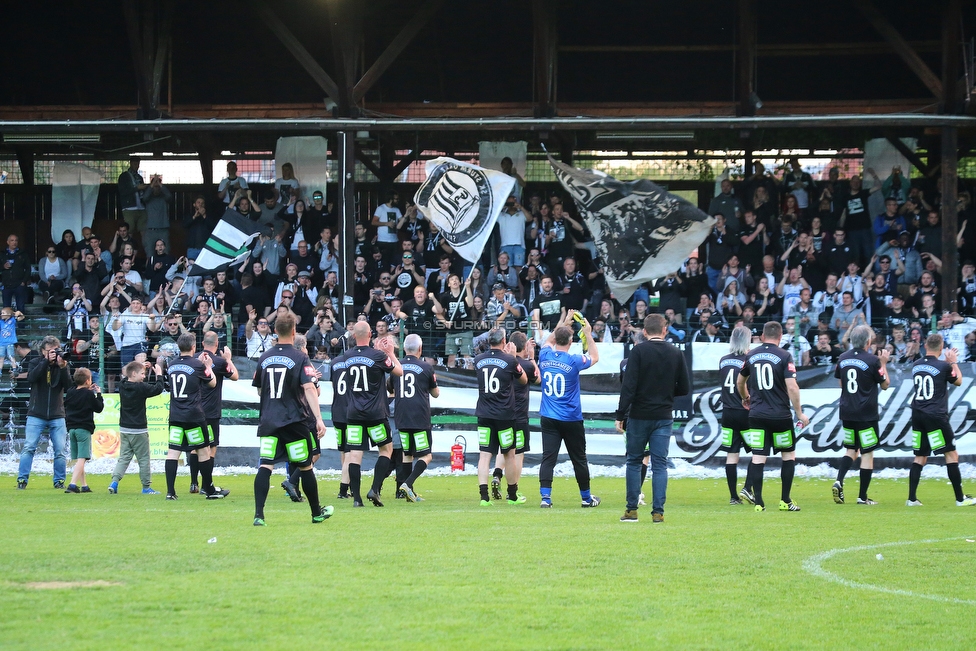 110 Jahre Sturm
110 Jahre SK Sturm Graz, Gruabn Graz, 01.05.2019.

Foto zeigt die Legendmannschaft von Sturm und Fans von Sturm
