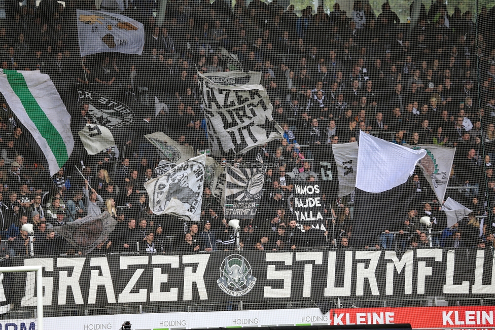 Sturm Graz - Austria Wien
Oesterreichische Fussball Bundesliga, 30. Runde, SK Sturm Graz - FK Austria Wien, Stadion Liebenau Graz, 12.05.2019. 

Foto zeigt Fans von Sturm
