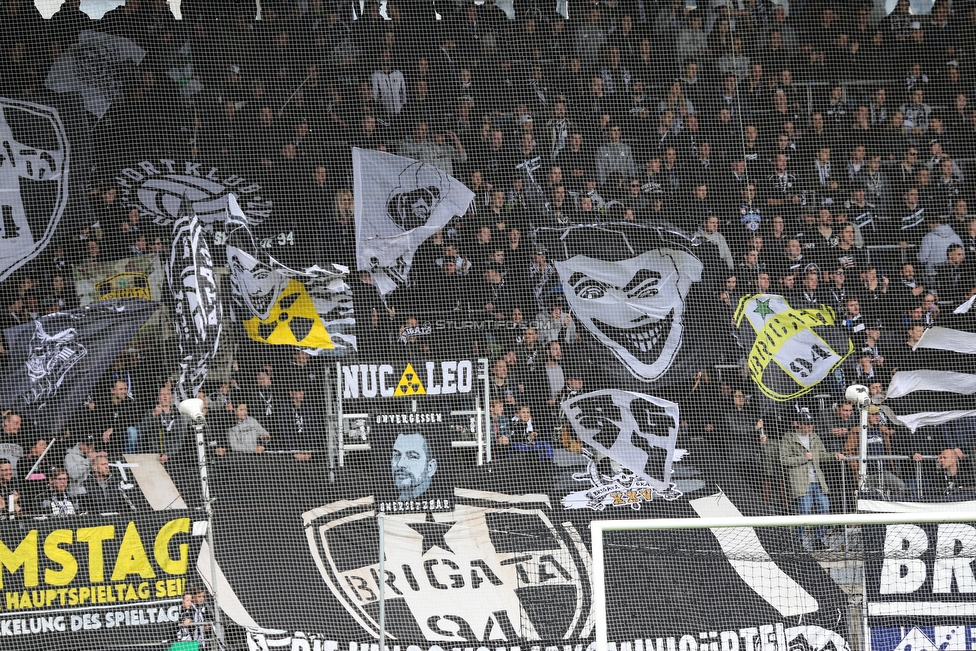 Sturm Graz - Austria Wien
Oesterreichische Fussball Bundesliga, 30. Runde, SK Sturm Graz - FK Austria Wien, Stadion Liebenau Graz, 12.05.2019. 

Foto zeigt Fans von Sturm
